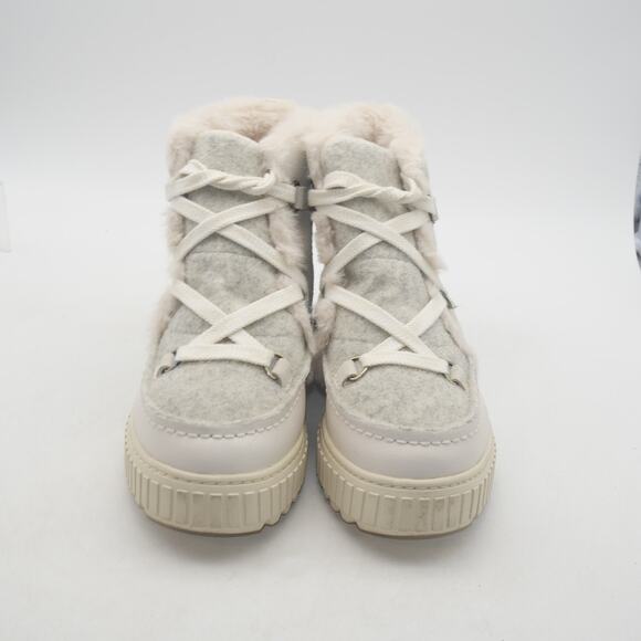 NEW Sorel Women's 6 Ona Ave Alpine Waterproof Boots Cream Chalk - Picture 6 of 8